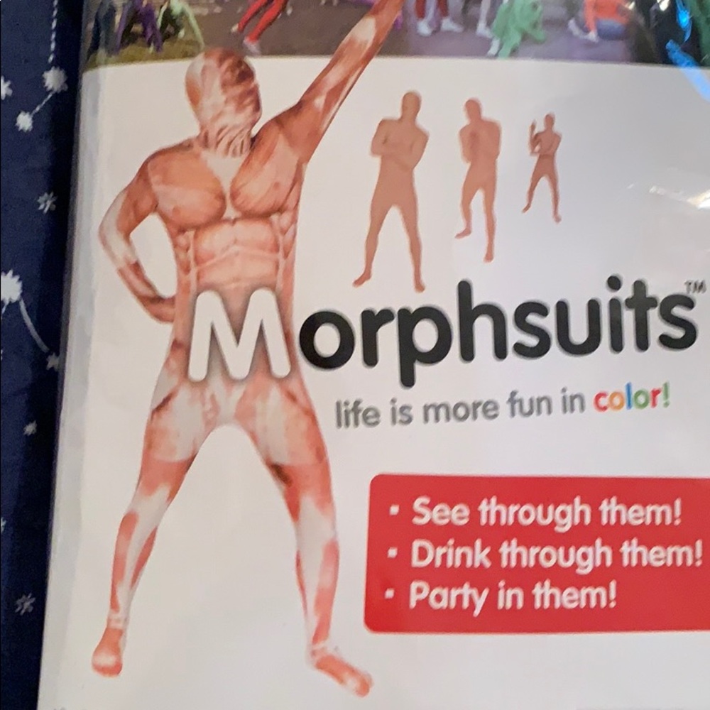 Adult muscle Morphsuit costume